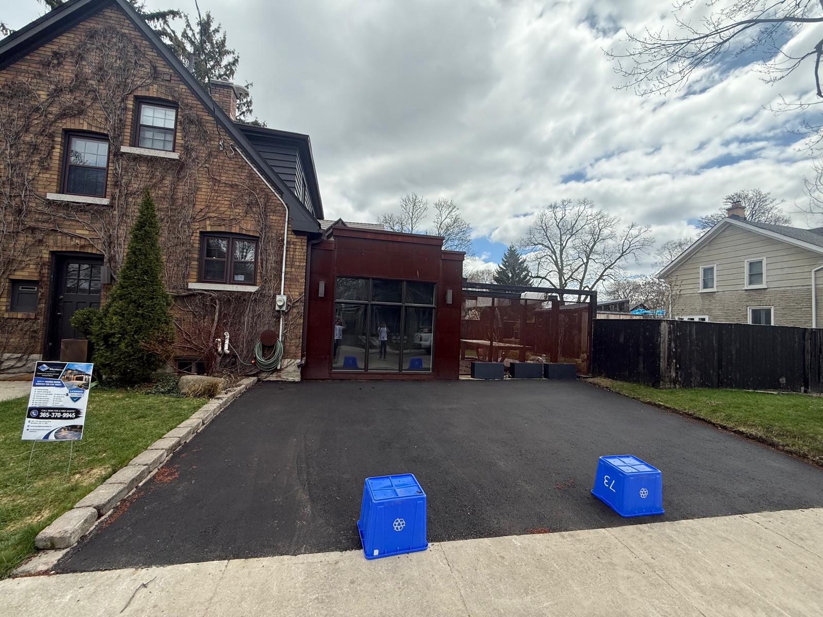 Asphalt overlay – before